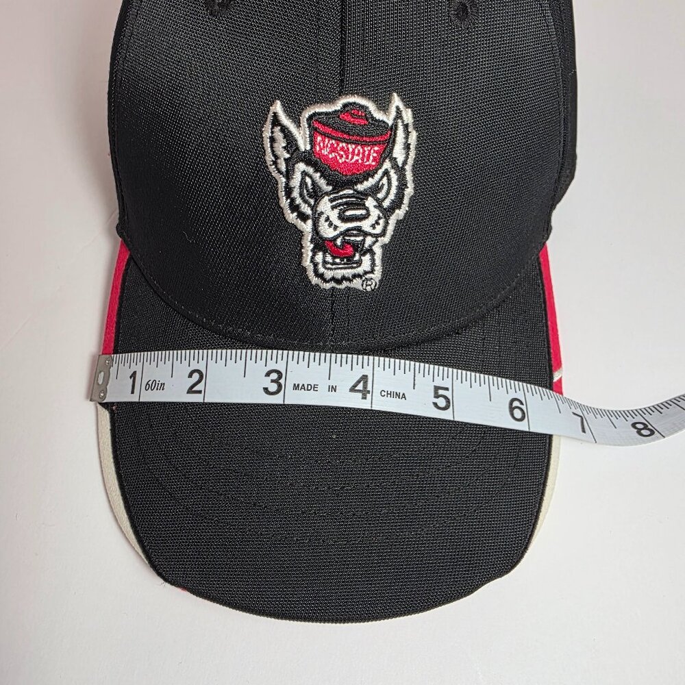 NC State Wolfpack Hat – NCAA Licensed – Black & Red Adjustable Baseball Cap - Picture 9 of 10